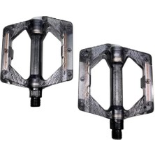 Şeffaf Renkli Platform Geniş Pedal Platform Bisiklet Pedalı Reflektörlü