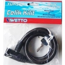 2 Anahtarlı Çelik Kaliteli Bisiklet Kilit