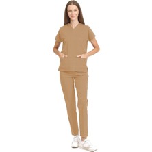 Safari Likralı Doktor ve Hemşire Forması Unisex Cerrahi Takım | Brl Scrub