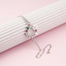 Caseras Gümüş Renkli Manolya Çiçeği Kadın Bileklik CSR2184717