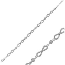 Caseras Gümüş Sonsuzluk Kadın Bileklik CSR2181544