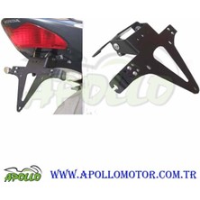 Pera Pelis Motosiklet Katlanabilir Demir Plakalık Siyah