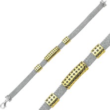 Caseras Gümüş Taşlı File Kadın Bileklik CSR2181560