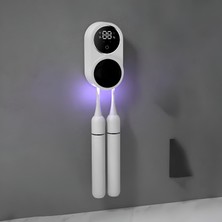 Diş Fırçası Tutacağı Şarj Edilebilir ve Sensörlü Uv Sterilizatör (Philips Led Teknolojisi)