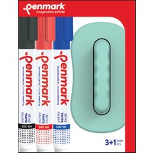 Penmark Beyaz Tahta Kalemi 3 Lü +Silgi Hediyeli