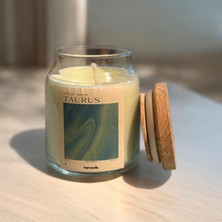 Burç Mum Soya Wax Bambu Kavanoz Koç Boğa Ikizler Yengeç Aslan Başak Terazi Akrep Yay Oğlak Kova Balık Burcu Mum Hediyelik