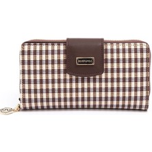 Silver & Polo Kahve Sarı - Kahve SP928 Kadın Cüzdan & Kartlık