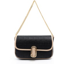 Silver & Polo Siyah - S.nut SP1171 Kadın Omuz Çantası