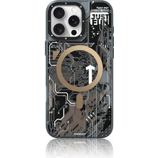 iPhone 16 Pro Max Kılıf Magsafe Şarj Özellikli Youngkit Technology Serisi Kapak Desert Gold