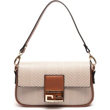 Silver & Polo Bej - Taba SP1179 Kadın Omuz Çantası