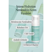 Peonies İntense Hydration Nemlendirici Krem | Seramid, Hyaluronik Asit Ve Shea Yağı | Kuru Ve Hassas Ciltler