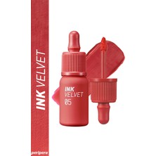 Peripera Yüksek Pigmentli, Kadife Görünümlü, Gün Boyu Kalıcı Tint PERIPERA Ink Velvet (5 Coralficial)