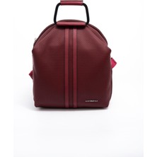 Silver & Polo Silver Polo Bordo - Bordo Petek Kadın Sırt Çantası SP771