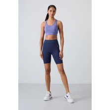 Tommy Life T15BY-91013 Bayan Bisikletçi Tayt Indigo