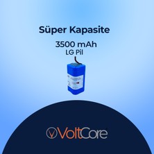 VoltCore Robot Süpürge Bataryası 3500MAH (Süper Kapasite) Anker Eufy Robovac 15T Uyumlu