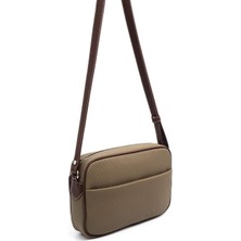 Silver & Polo Haki - Kahve SP1165 Kadın Çapraz Çanta
