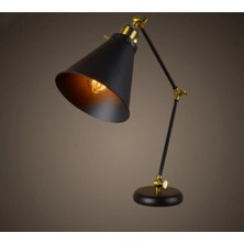 Mylights Vintage Rustik Retro Akrobatik Masa Lambası Okuma Lambası Ofis Masa Lambası