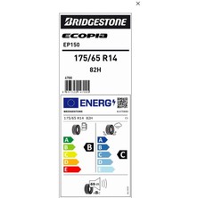 Bridgestone 175/65 R14 82H EP150 Oto Yaz Lastiği (Üretim Yılı: 2025)
