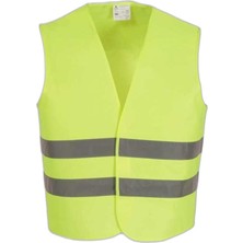 Kant Reflektörlü Ikaz Yeleği Fosfor Sarı