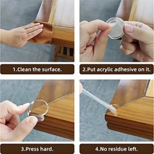 Cocoloco Home Silikon Şeffaf Masa Kenarı Köşe Koruması 2 Adet