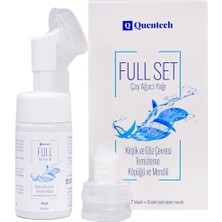 Quentech Full Set Kirpik ve Göz Çevresi Temizleme Köpüğü ve Mendili