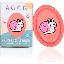 Agon Nar Çiçeği Özlü El Yapımı Oyuncaklı Çocuk Sabunu