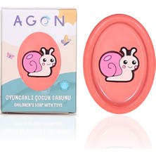 Agon Nar Çiçeği Özlü El Yapımı Oyuncaklı Çocuk Sabunu