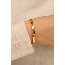 Yaldızlı Altın Bilezik CGKKLP0124