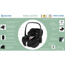 Maxi-Cosi Pebble Slidetech Tam Yatabilen 0-13 kg Ana Kucağı ve Oto Koltuğu Twillic Graphite