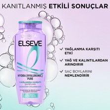 Elseve Hydra [Hyaluronic] Pure Salisilik Asit İçeren Yağlanma Karşıtı Arındırıcı Şampuan 300ml
