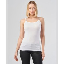 Intive Lingerie Nbb İnce Askılı Basic Likralı Günlük Kullanım  Atlet -663