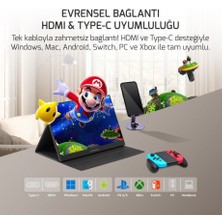 Ezcool Lıte E15T 4ms 60HZ 15,6" Fhd IPS Dokunmatik Taşınabilir Monitör