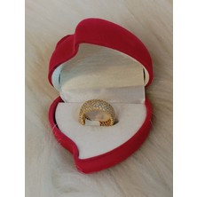 Nişantaşı Accessories 5 Sıra Gold Renk Tamtur Yüzük