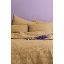 Issimo Home Savanna Hardal %100 Pamuk Yıkama Çift Kişilik Yatak Örtüsü