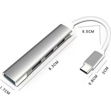 Ocado Type-C 4 Girişli USB Çoğaltıcı Type-C To USB Hub
