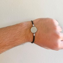 Ferizz 316L Çelik Siyah Erkek Bileklik EBLK-360