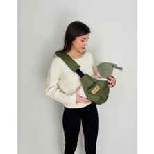 Kubbe Child Carrier - 10 Ay - 4 Yaş (18 Kg)  Haki Cepli Çocuk Taşıyıcı Sling