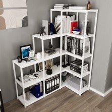 Deconode Edge Köşe Kitaplık