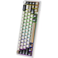 Attack Shark X66 Kablosuz Mekanik Klavye Side Printed Pbt Keycaps