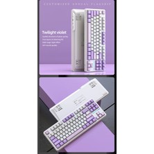 Attack Shark X87 Tri-Mode Gasket Mekanik Klavye - 8000Hz Polling Rate, Rgb Aydınlatma ve Gasket
