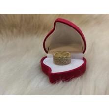 Nişantaşı Accessories 7 Sıra Gold Renk Tamtur Yüzük