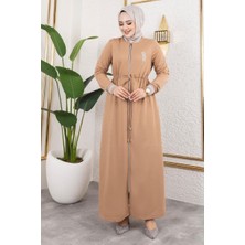 Orchid Style taşlı Ribana Detaylı Ferace