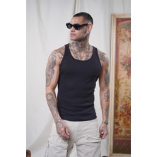 Slim Fit Kaşkorseli Esnek Düz  Erkek Sporcu Atlet