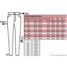 9125 Büyük Beden Boyfriend Kot Pantolon - Siyah