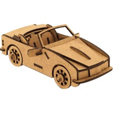 Ahşap 3D Maket Çocuklar Için Eğitici ve Eğlenceli Vakit Geçirme (Akrilik Boya Hediyelidir)