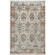 Royal Halı Diva DZ03A Krem Multi Viskon Akrilik Yumuşak Dokulu Modern Halı Karademir Home