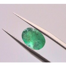 1.89 Ct 9.3x6.8 mm Oval Natural Green Emerald, Zambia