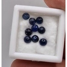 Aries 5.42 Ct 4.5 mm 9pcs Lot Round  Natural Sapphire
