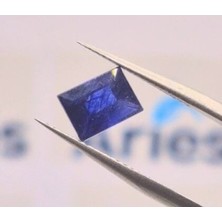 Aries 2.18 Ct 7.8x6.9 mm Octagon Natural Blue Sapphire ( Glass Filling)