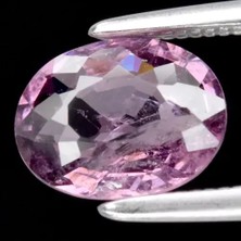 Aries 1.21 Ct 7.5x6 mm Oval Natural Pinkish Purple Spinel Gemstone, Myanmar